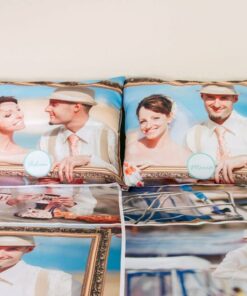 2 taies doreiller personnalisé avec photos