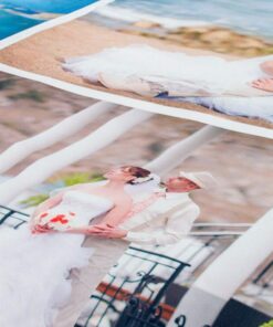 photos de mariage imprimés sur housse de couette